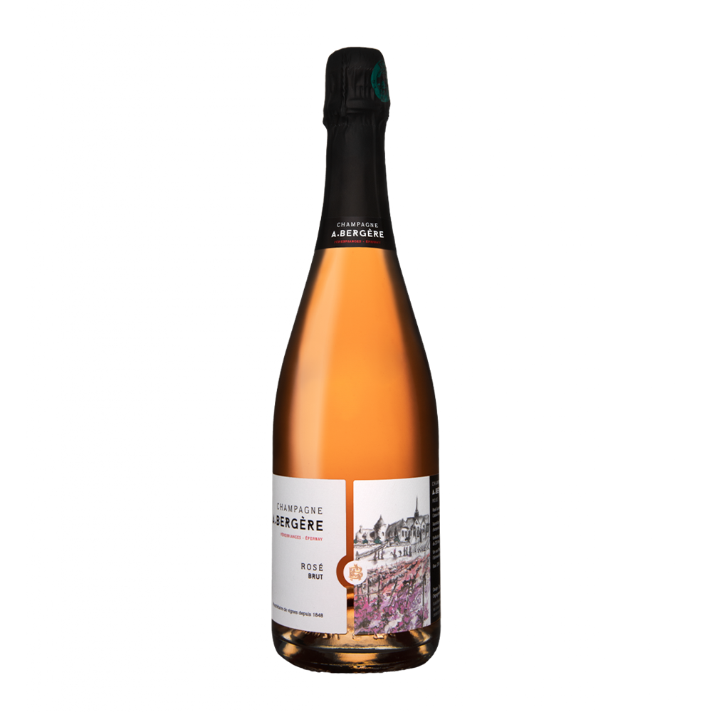 Champagne A. Bergere Rose Brut NV
