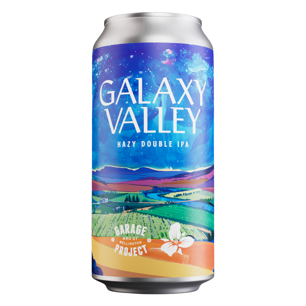 Garage Project 'Galaxy Valley' Hazy Double IPA 440mL