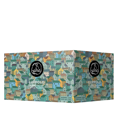 8 Wired Luppolo Italian Pilsner 6x330mL