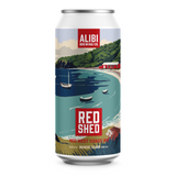 Alibi Brewing Red Shed Red West Coast IPA 440mL
