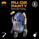 Double Vision RU-D2 Party Coconut, Mango, Peach Smoothie Sour 440mL