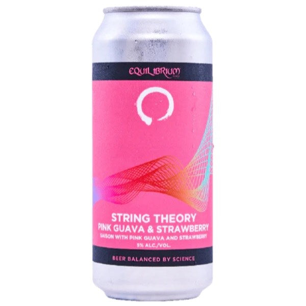 Equilibrium Brewing String Theory Pink Guava & Strawberry Farmhouse Ale 473mL
