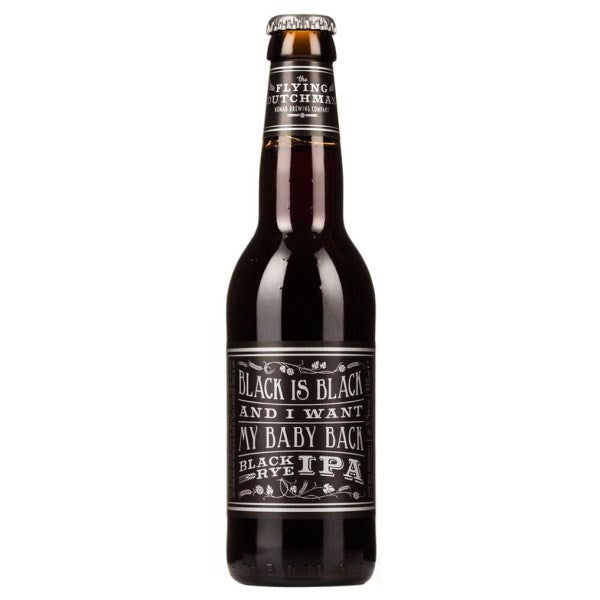 Flying Dutchman Black Is Black And I Want My Baby Back Black Rye IPA 330mL