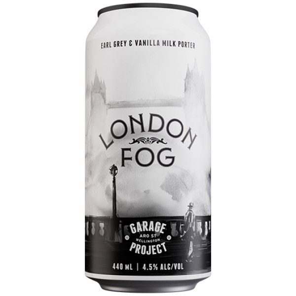Garage Project London Fog Early Grey & Vanilla Milk Porter 440mL