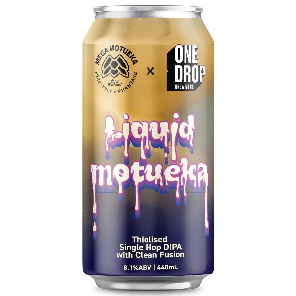 One Drop Brewing Liquid Motueka Single Hop Double IPA 440mL
