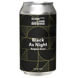 Slow Lane Brewing Black As Night Belgian Stout 375mL