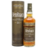 Benriach 21yo 'Temporus Peated' Single Malt 700mL