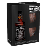 Jack Daniels 700mL + 2 Glasses Gift Pack