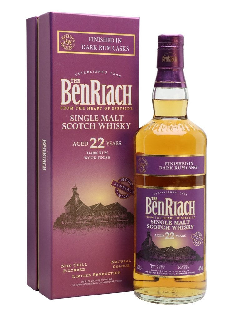 Benriach 22yo Dark Rum Finish 700mL