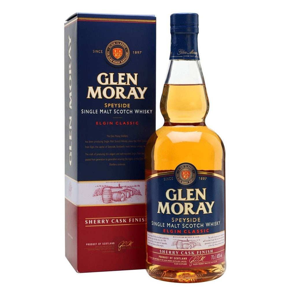 Glen Moray Sherry Cask Finish Single Malt 700mL