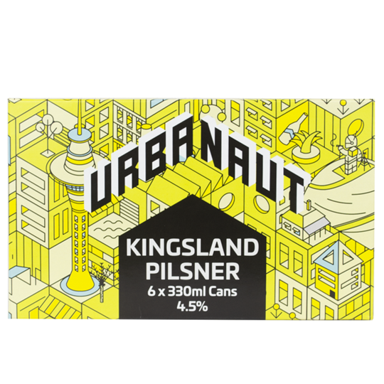 Urbanaut Kingsland Pilsner 6x330mL